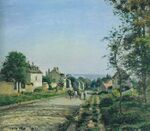 Pisarro - Environs de Louveciennes, la Route, 1871.jpg