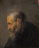 Rembrandt van Rijn - Study of an Old Man in Profile - Google Art Project.jpg