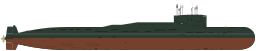Yankee II class SSBN.svg