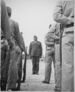 "A platoon of Negro `boot recruits' listen to their drill instructor (Sgt. Gilbert Hubert Johnson) whose job is to... - NARA - 535866.jpg