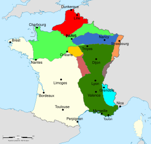 Карта оккупации Франции союзными державами &nbsp;&nbsp;&nbsp;&nbsp;&nbsp;Зона Британской оккупации &nbsp;&nbsp;&nbsp;&nbsp;&nbsp;Зона Прусской оккупации &nbsp;&nbsp;&nbsp;&nbsp;&nbsp;Зона Российской оккупации &nbsp;&nbsp;&nbsp;&nbsp;&nbsp;Зона Саксонской и Баденской оккупации &nbsp;&nbsp;&nbsp;&nbsp;&nbsp;Зона Баварской оккупации &nbsp;&nbsp;&nbsp;&nbsp;&nbsp;Зона Вюртенбергской и Гессенской оккупации &nbsp;&nbsp;&nbsp;&nbsp;&nbsp;Зона Швейцарской оккупации &nbsp;&nbsp;&nbsp;&nbsp;&nbsp;Зона Сардинской оккупации &nbsp;&nbsp;&nbsp;&nbsp;&nbsp;Зона Австрийской оккупации