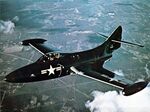 Grumman F9F-2 Panther in flight c1949.jpg