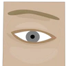 Human eye, rendered from Eye.png