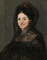 Francisco de Goya - Retrato de una dama en un Mantilla Negro (ca.1824).jpg