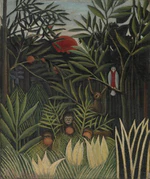 Henri Rousseau - Monkeys and Parrot in the Virgin Forest (1905-1906).jpg