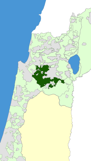 Israel Map - Emek Yizreel Regional Council Zoomin.svg