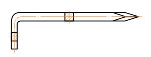 L-head nail (two color drawing).svg