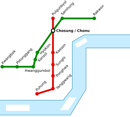 Pyongyang Metro map.svg