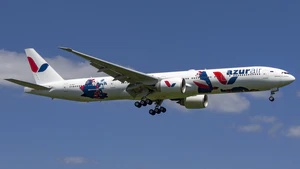 VQ-BZY B77W (B773ER) Azur Air (Bears livery) DME UUDD 3 (42785064912).jpg