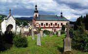 Vrchlabí (Hohenelbe) - church of St. Augustin (view from cemetery).jpg