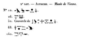 Bab el-Gasus sarcophagi, list of international donations of 1893, Lot 02.jpg