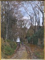 Chemin en Normandie by Claude Monet, 1868, oil on canvas - Matsuoka Museum of Art - Tokyo, Japan - DSC07407.JPG