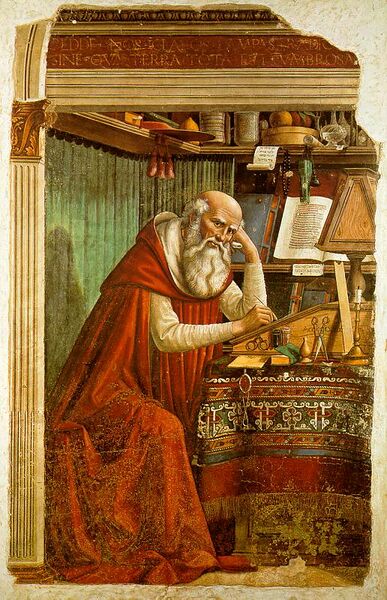 Domenico Ghirlandaio - St Jerome in his study.jpg