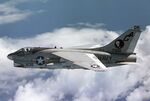 LTV A-7E Corsair II of VA-12 in flight, circa in 1979 (6417426).jpg