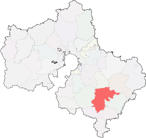 Городской округ Коломна на карте