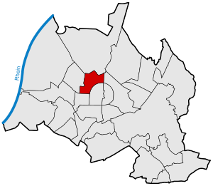Locator map Nordstadt in Karlsruhe.svg