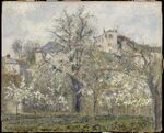 Pissarro - Potager et arbres en fleurs. Printemps, Pontoise, 1877.jpg