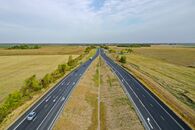 Автодорога Р-132 «Золотое кольцо» в районе села Черниж во Владимирской области, сентябрь 2024 года.