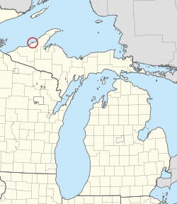 Онтонагон на карте