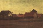 Farmhouses in Loosduinen near The Hague at Twilight.jpg