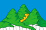 Flag of Gorenskoe (Ulyanovsk oblast).png
