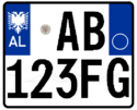 License Plate - Albania - Private Vehicle - 2-Lines.png