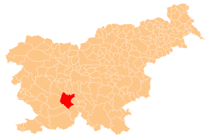 Церкница на карте