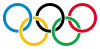 Olympic rings with transparent rims.svg