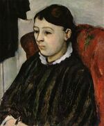 Portrait of Madame Cezanne in a Striped Robe (1882-4) Paul Cezanne.jpg