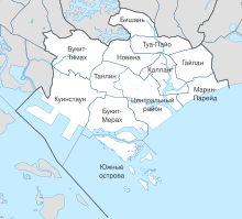 Центральный регион на карте