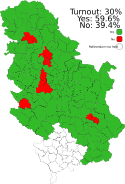 2022 Serbian constitutional referendum map.svg