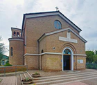 Acilia, chiesa di San Leonardo da Porto Maurizio - Esterno.jpg