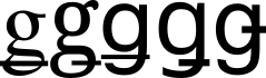 G with stroke in various fonts.svg