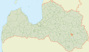 Галенская волость на карте