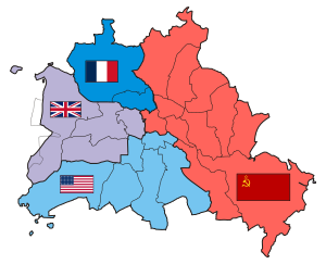 Четыре сектора оккупации Берлина