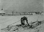 Van gogh Snowy Landscape with Stooping Woman kmm f1232 jh429.jpg