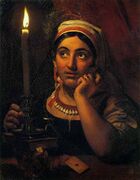 Fortune-teller with a candle by O.Kiprensky (1830, GRM).jpg
