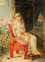 Heva Coomans - Penelope awaiting Odysseus.jpg