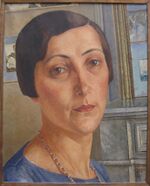 Kuzma petrov-vodkin, ritratto di s. andronnikova, 1925.JPG
