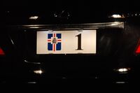 License plate of the President of the Icelandic State.jpg