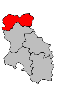 Кантон на карте департамента Об