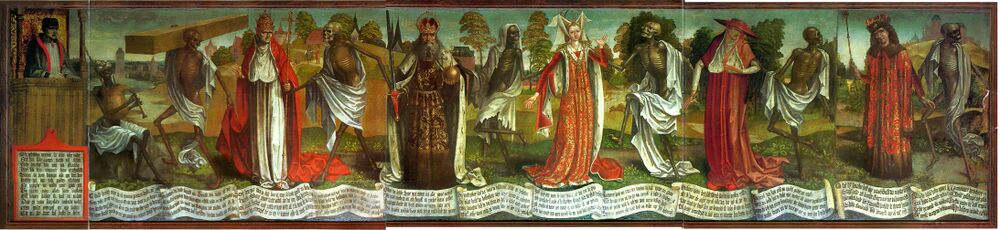 Бернт Нотке. Таллинская пляска смерти. Музей Нигулисте, Таллин [3]