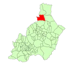 Расположение муниципалитета Чиривель на карте провинции