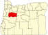 Map of Oregon highlighting Linn County.svg