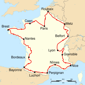 Tour de France 1910 map-fr.svg