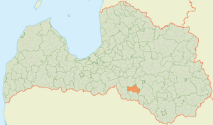 Виеситская волость на карте