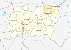 Прозорокский сельсовет на карте