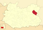 Расположение муниципалитета на карте провинции