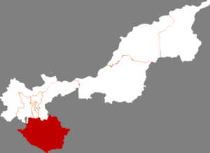 Хуанань на карте