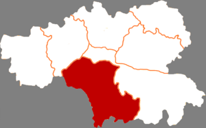 Циньчжоу на карте